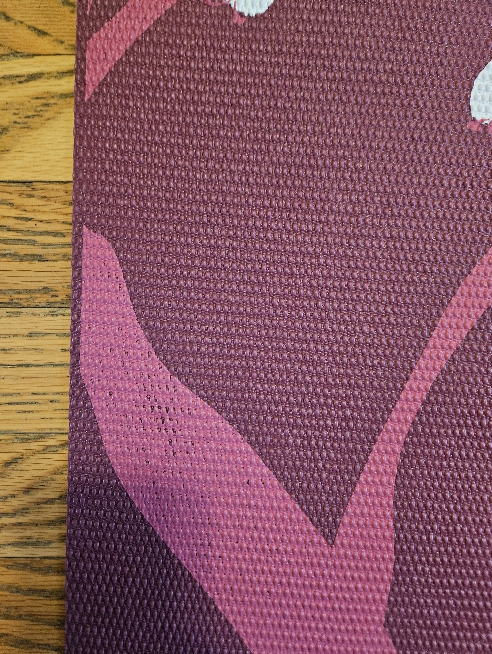 GAIAM Plum and Pink Blossom Yoga Mat - Picture 3 of 4